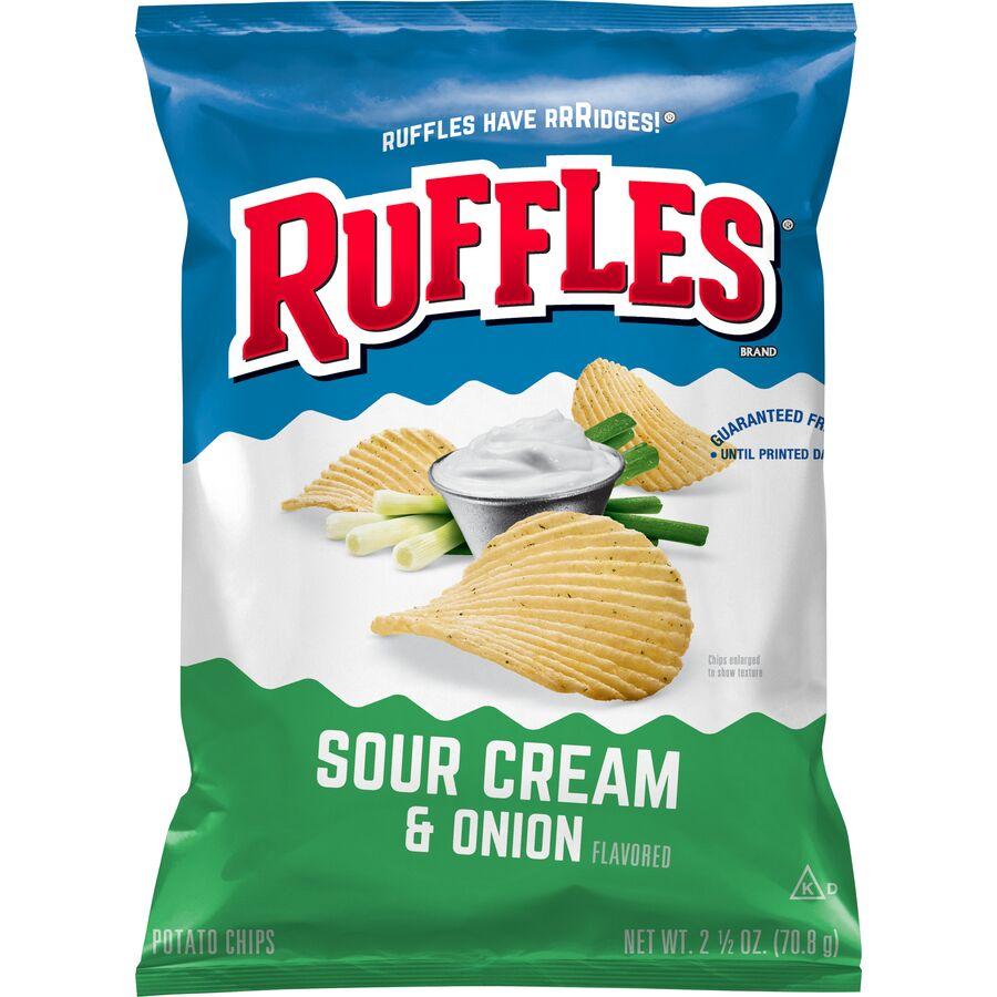 Ruffles® Sour Cream & Onion Flavored Potato Chips