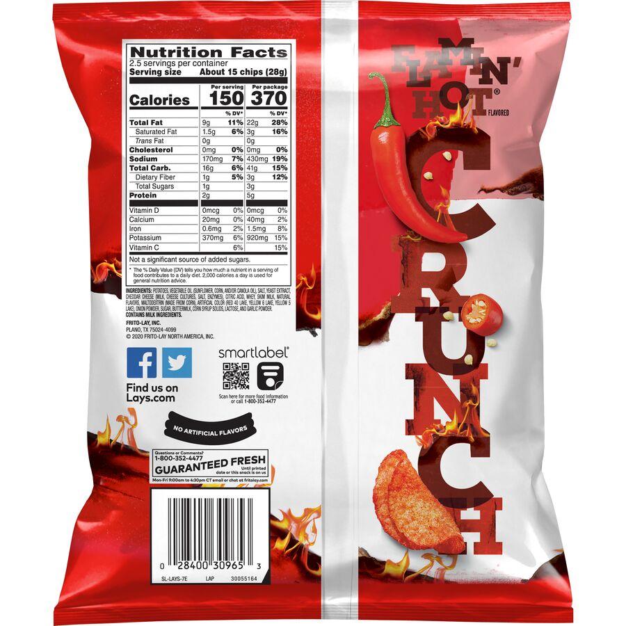 Lay's® Kettle Cooked Flamin' Hot® Flavored Potato Chips
