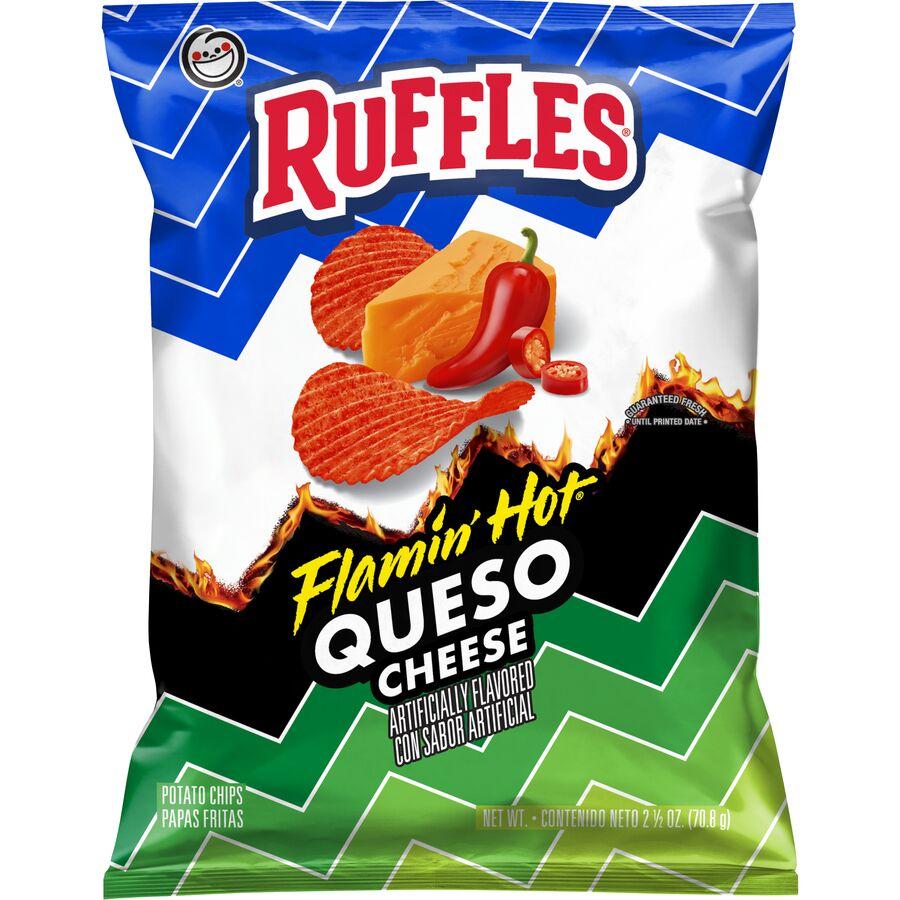 Ruffles® Flamin' Hot® Queso Flavored Potato Chips