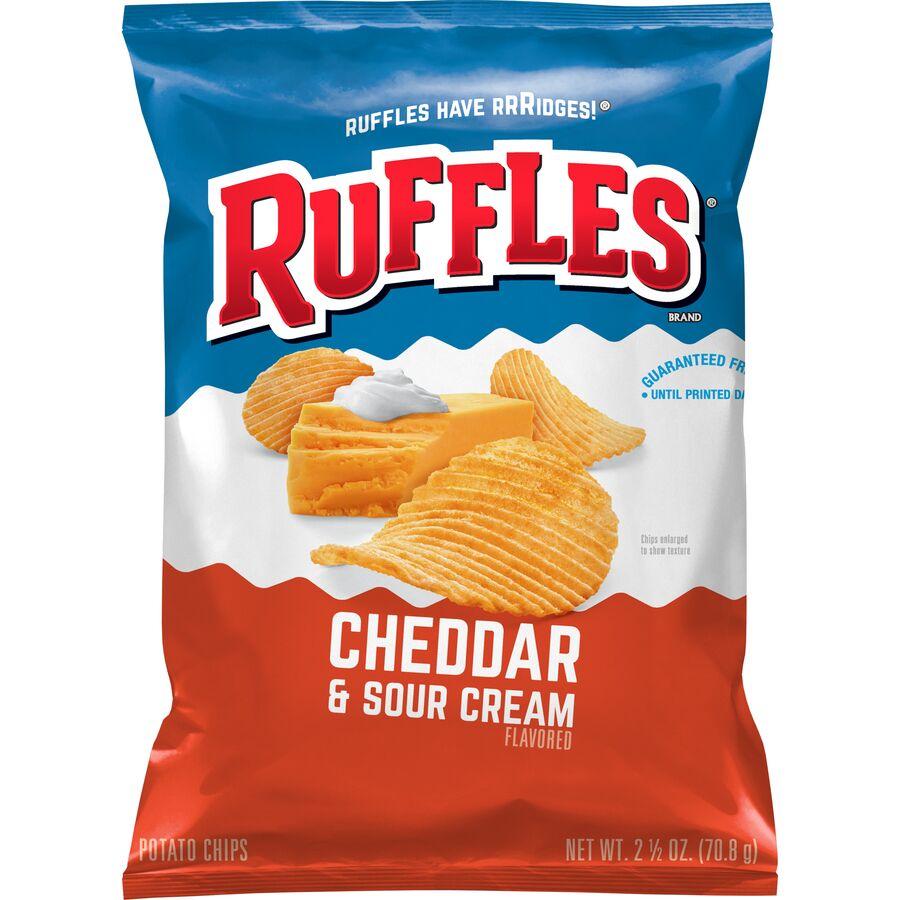 Ruffles® Cheddar & Sour Cream Flavored Potato Chips
