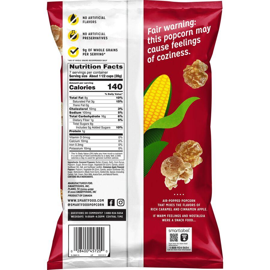 Smartfood Popcorn Caramel & Cinnamon Apple Mix 7 Oz
