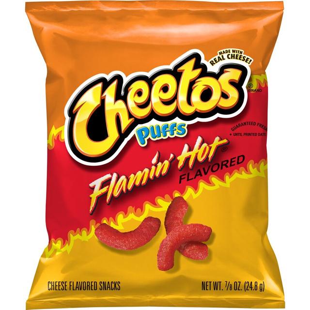 Cheetos® Puffs Flamin Hot® Cheese Flavored Snacks Shop Now at