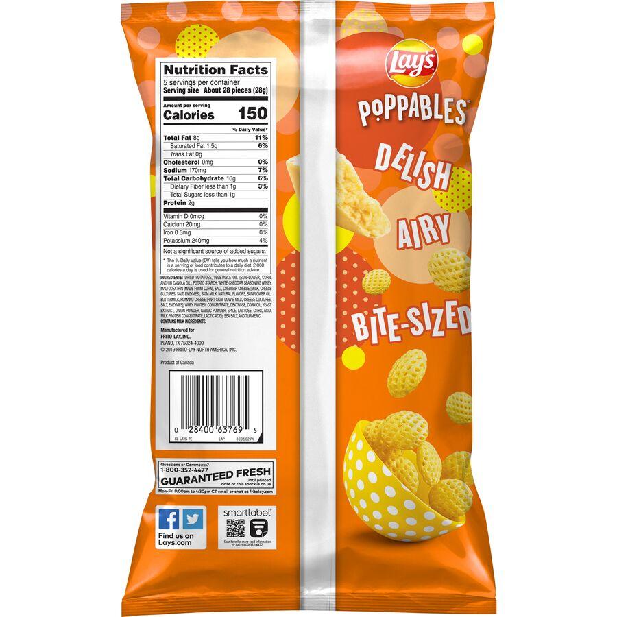 Lay's® Poppables® White Cheddar Flavored Potato Snacks