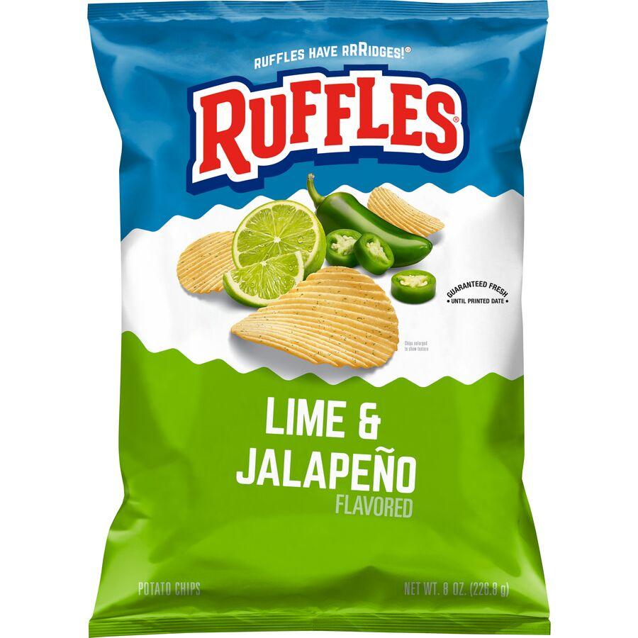 Ruffles® Lime & Jalapeno Flavored Potato Chips
