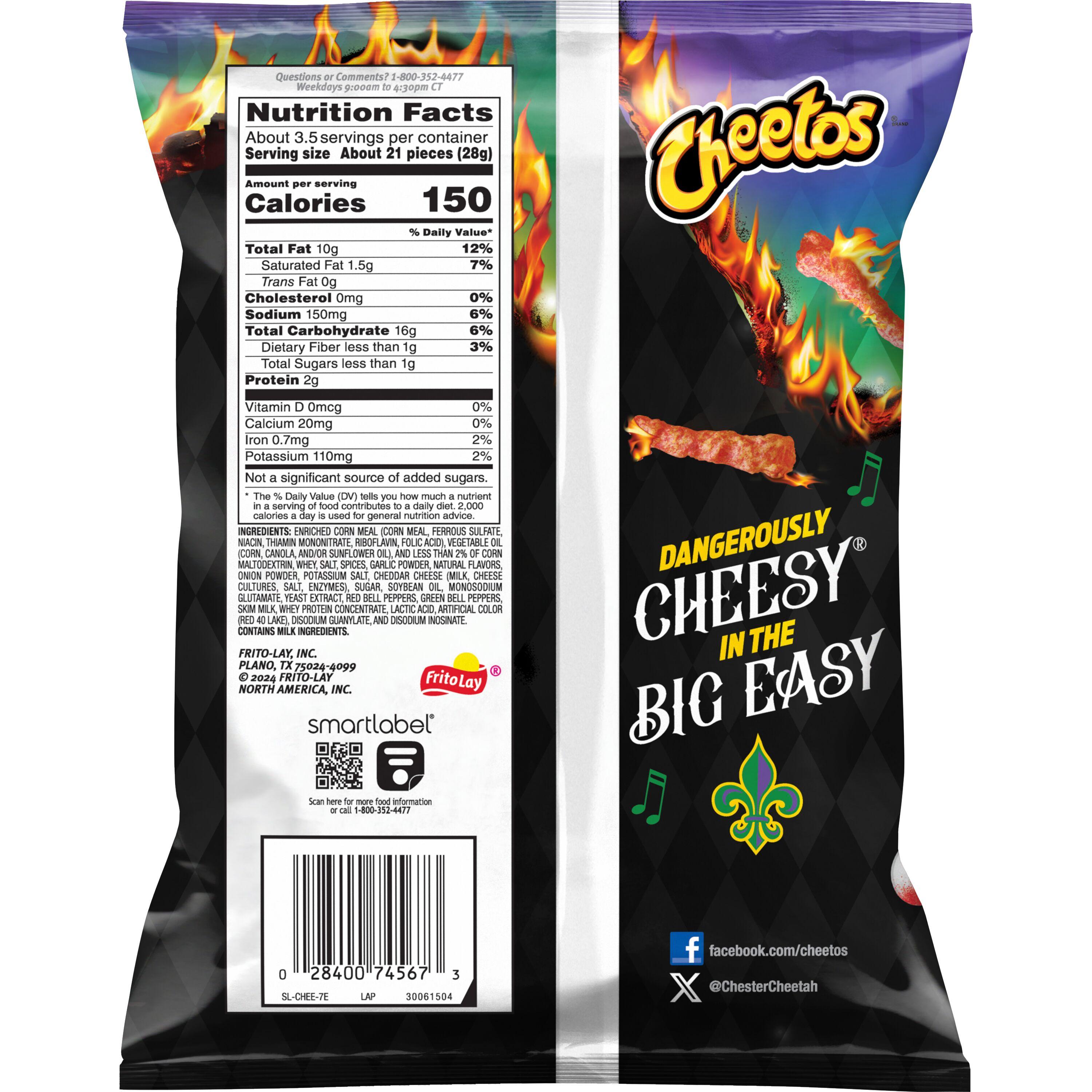 Cheetos® Flamin' Hot® Cajun Cheddar Flavored Snacks