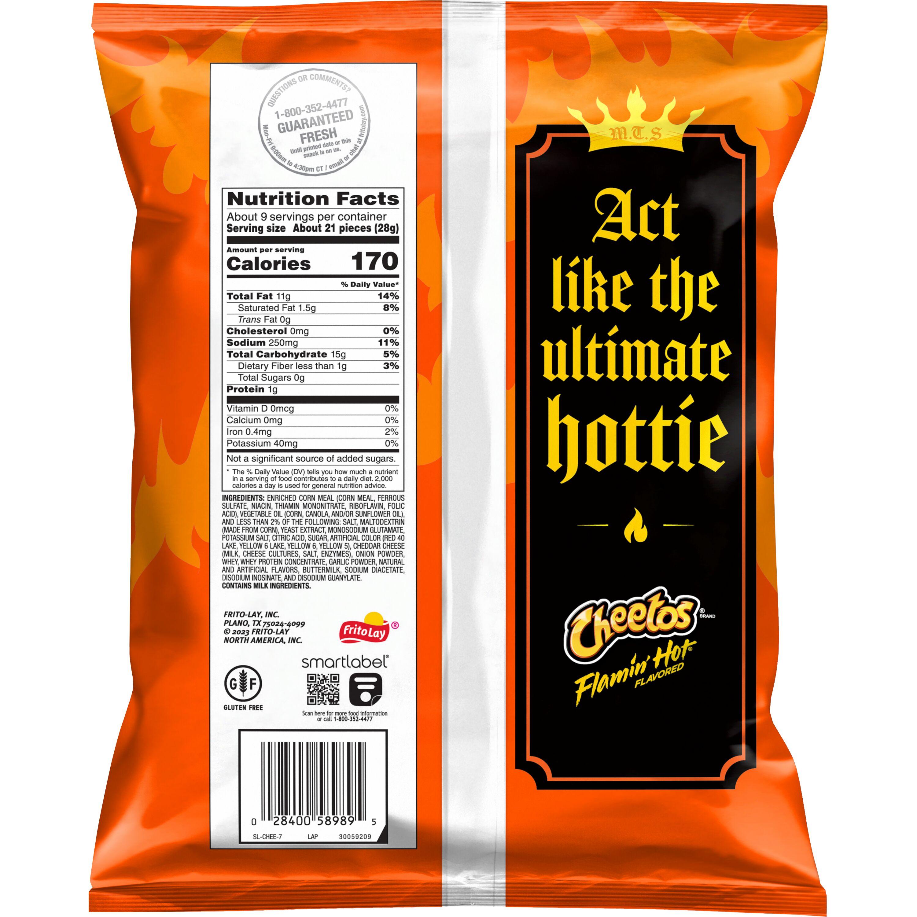 Megan x Cheetos® Flamin’ Hot® Crunchy Cheese Flavored Snacks