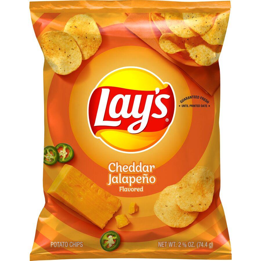 Lay's® Cheddar Jalapeno Flavored Potato Chips