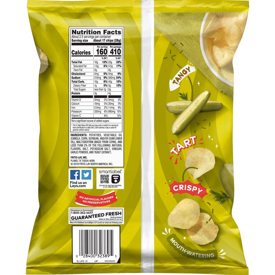 Lay's® Dill Pickle Flavored Potato Chips