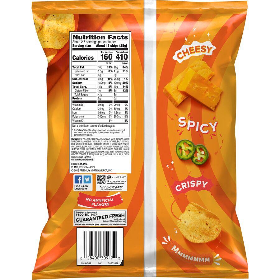Lay's® Cheddar Jalapeno Flavored Potato Chips