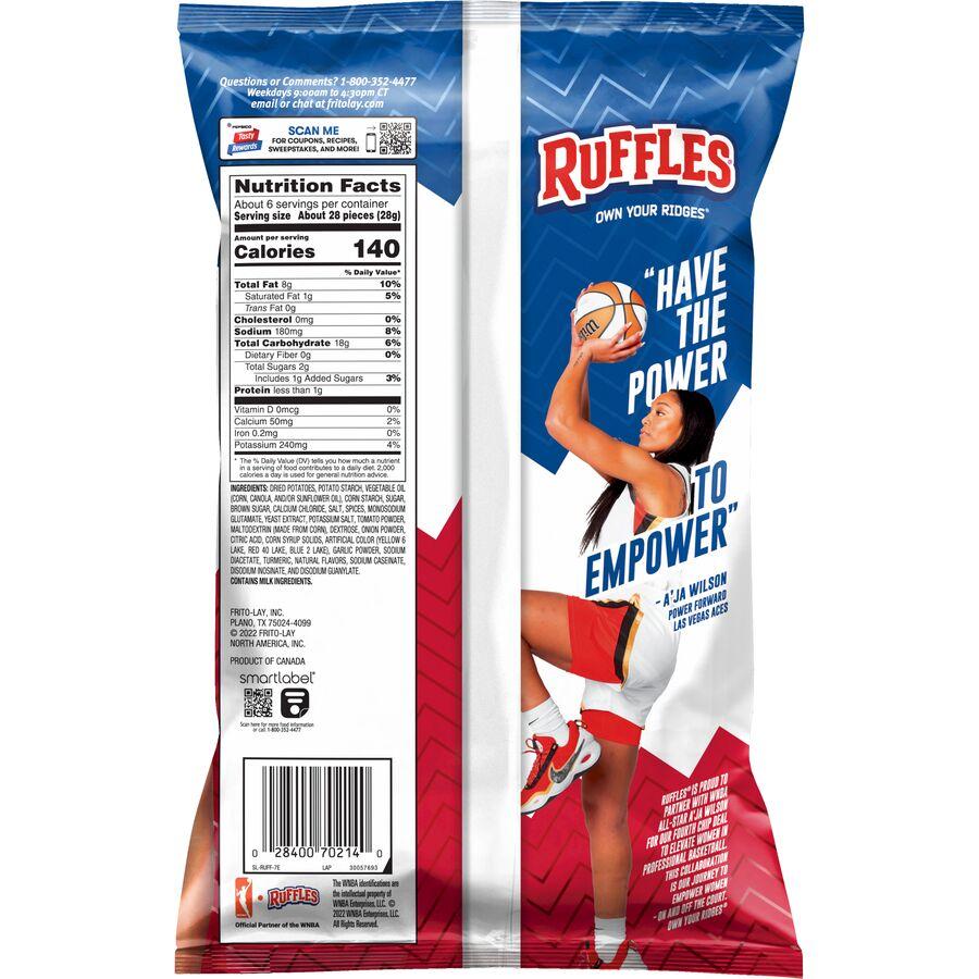 Ruffles® Ridge Twists® Smoky BBQ Flavored Potato Snacks