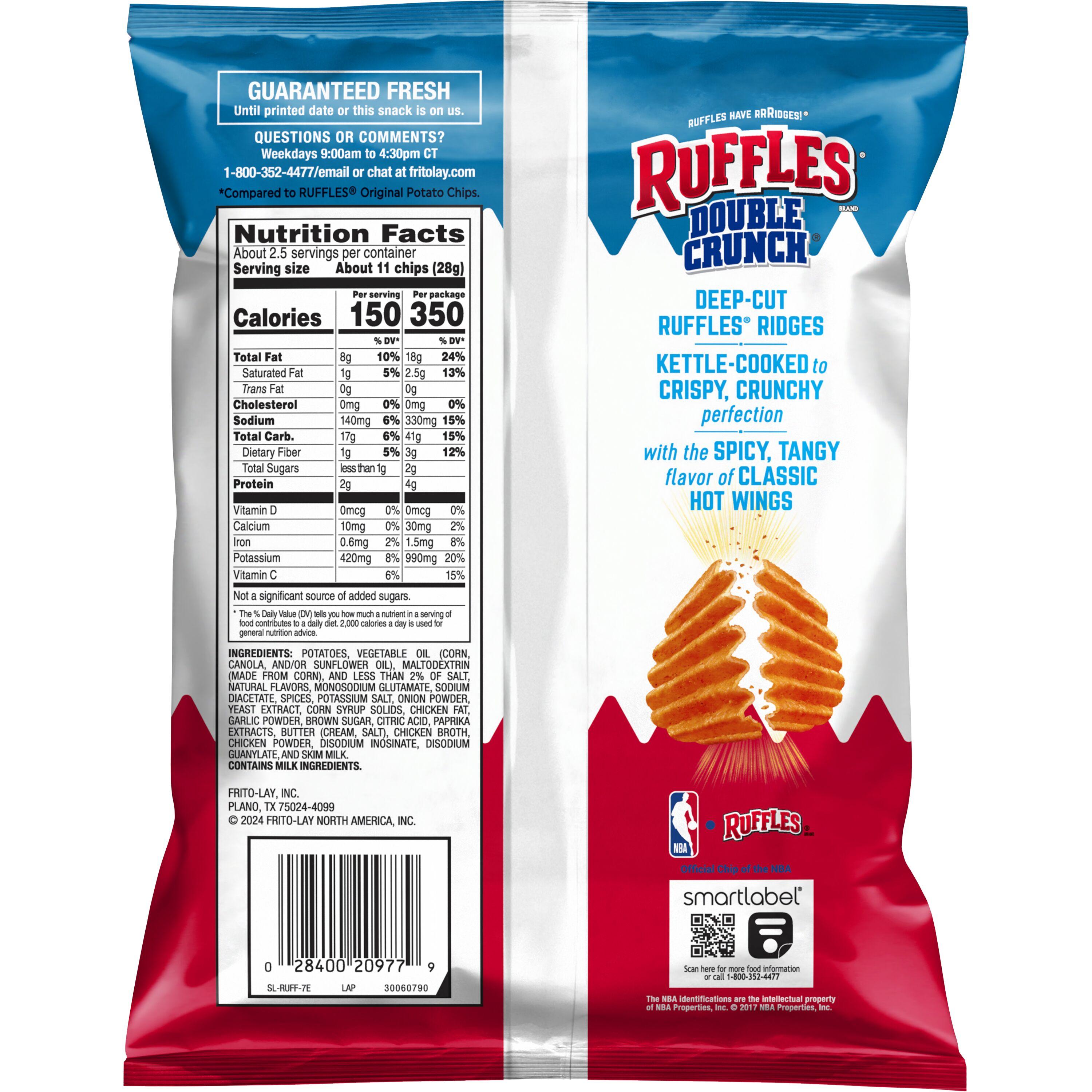 Ruffles® Double Crunch Hot Wings Potato Chips