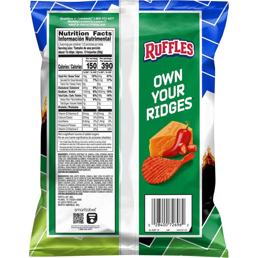Ruffles® Flamin' Hot® Queso Flavored Potato Chips