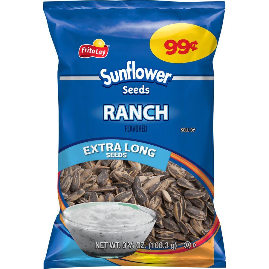Frito Lay Sunflower Seeds, Ranch Naturally and Artificially Flavored Extra Long