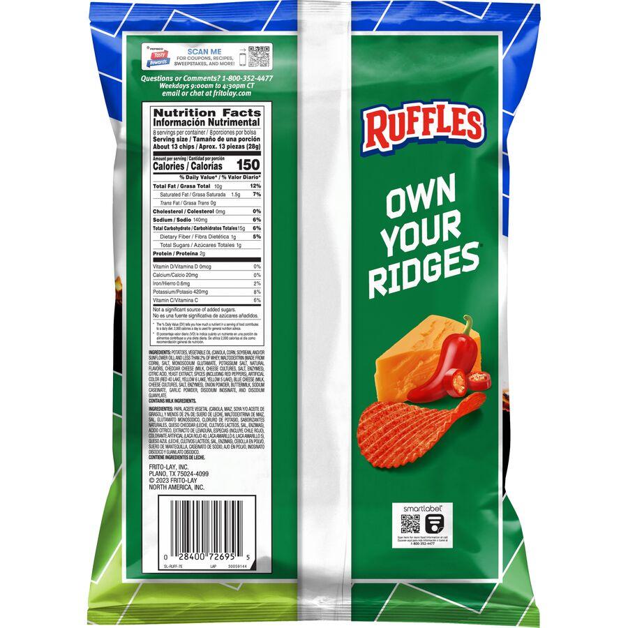 Ruffles® Flamin' Hot® Queso Flavored Potato Chips