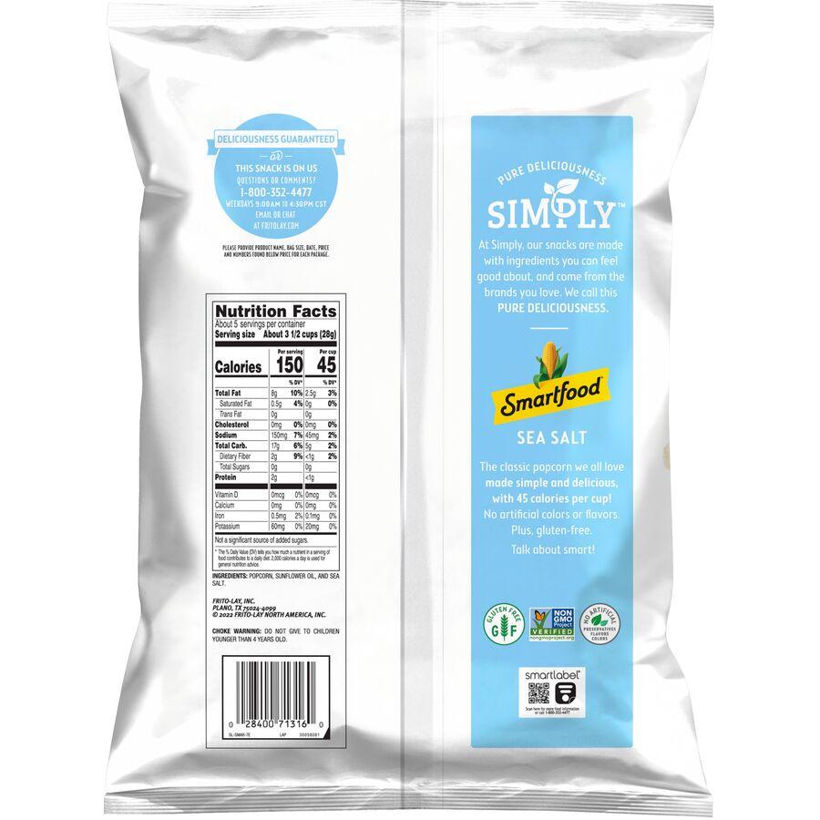 Simply® Smartfood® Sea Salt Flavored Popcorn