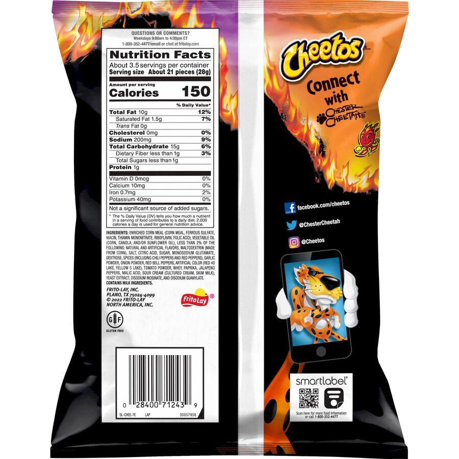 Cheetos® Flamin' Hot® Crunchy Tangy Chili Fusion Flavored Snacks