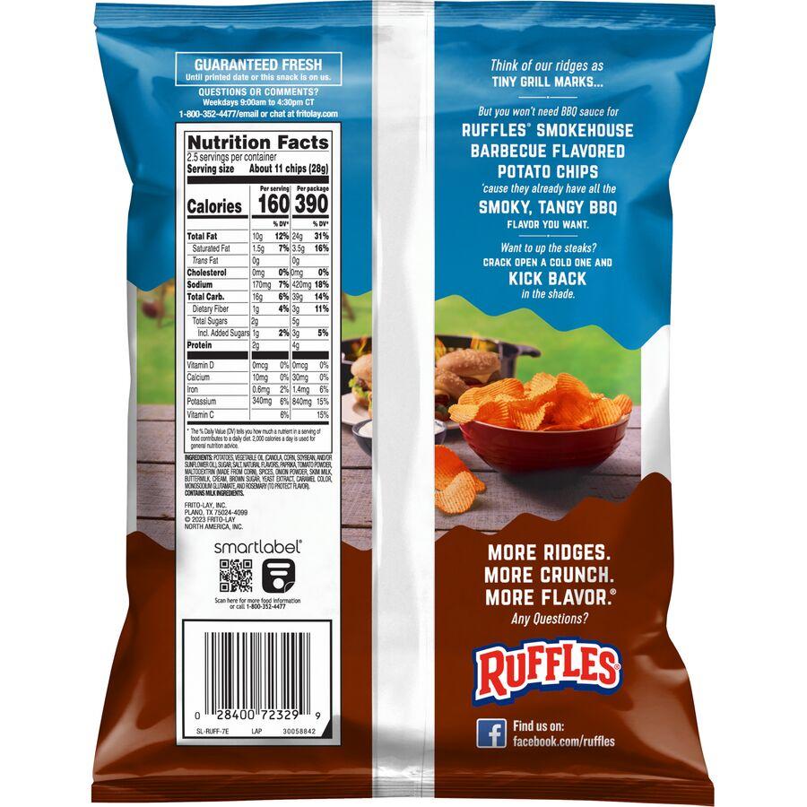 Ruffles® Smokehouse BBQ Flavored Potato Chips