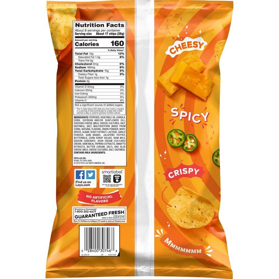 Lay's® Cheddar Jalapeno Flavored Potato Chips