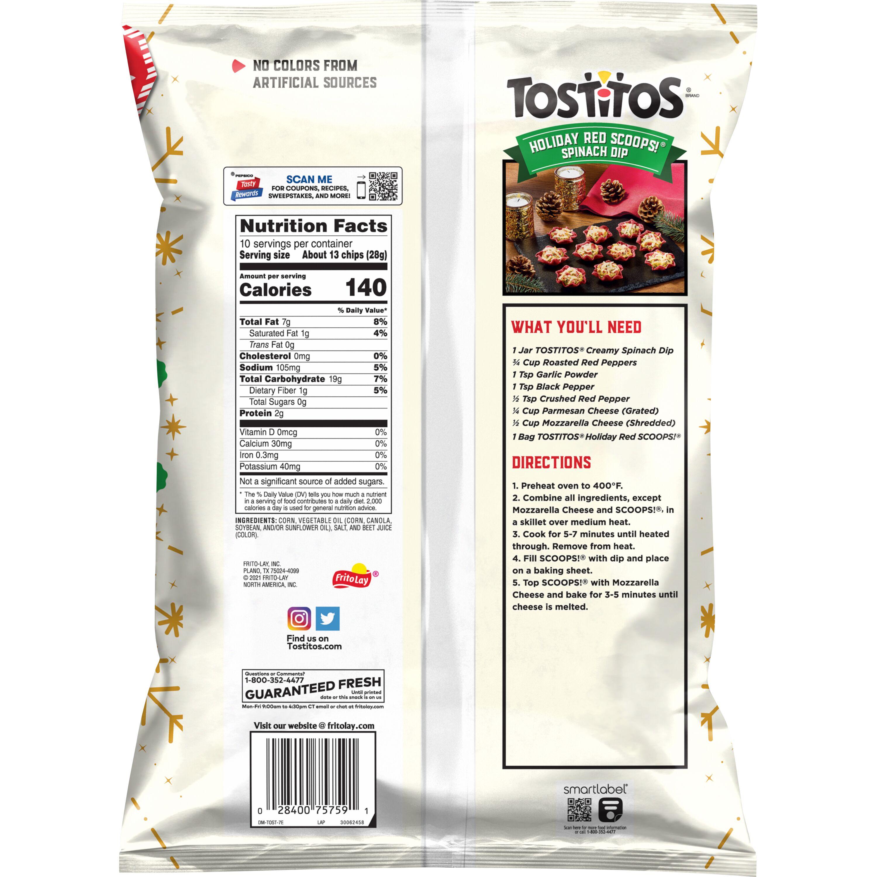 5.99 MT TOSTITOS RED SCOOPS
