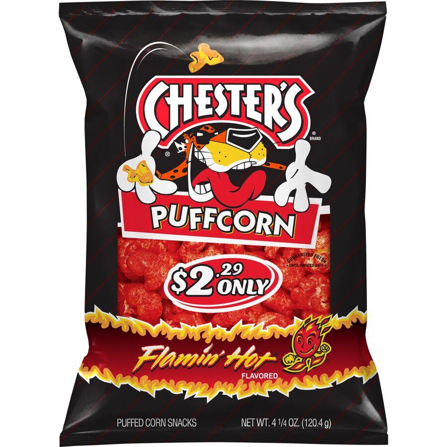 Chester's Puffcorn Flamin' Hot® Flavored Corn Snacks