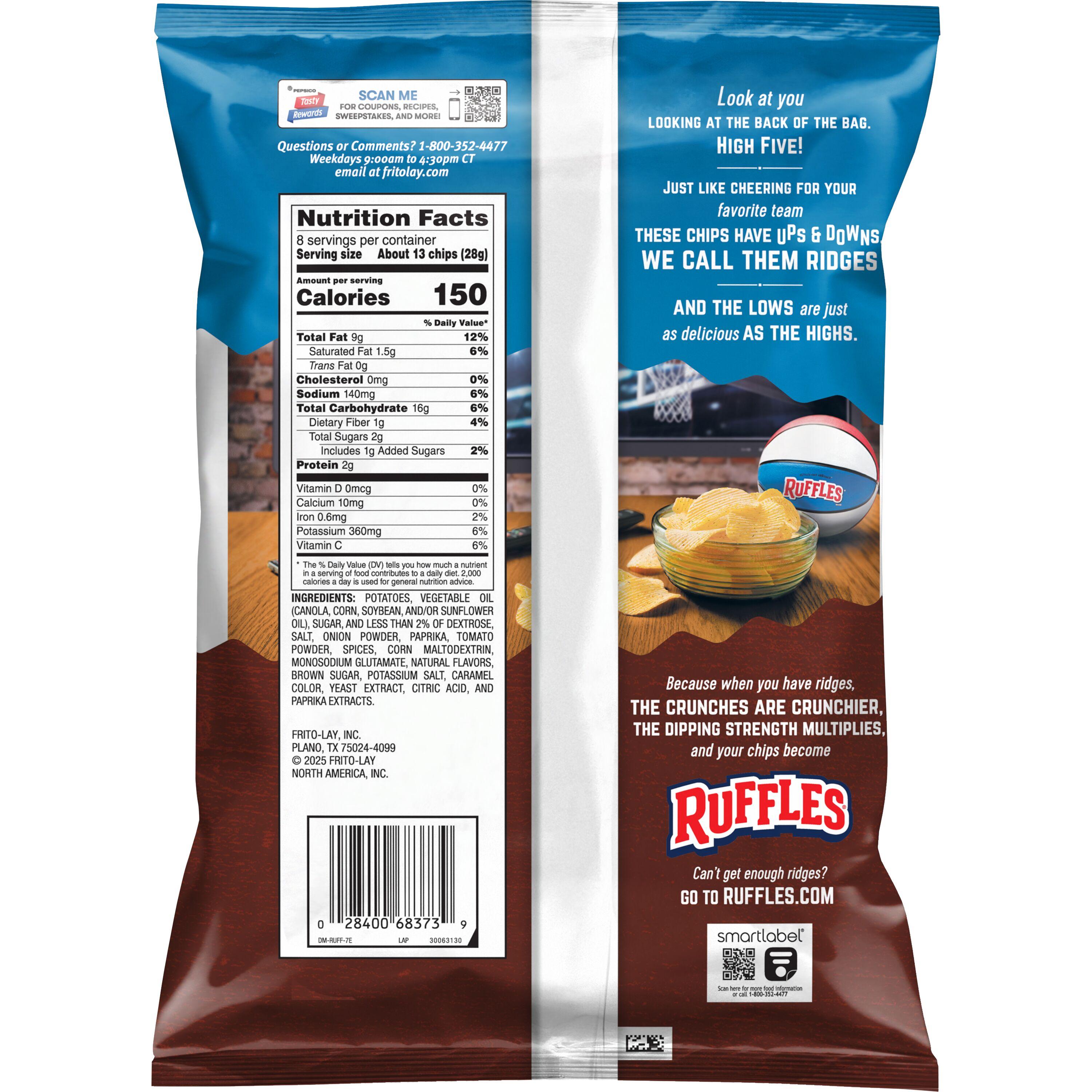 Ruffles® Smokehouse BBQ Potato Chips