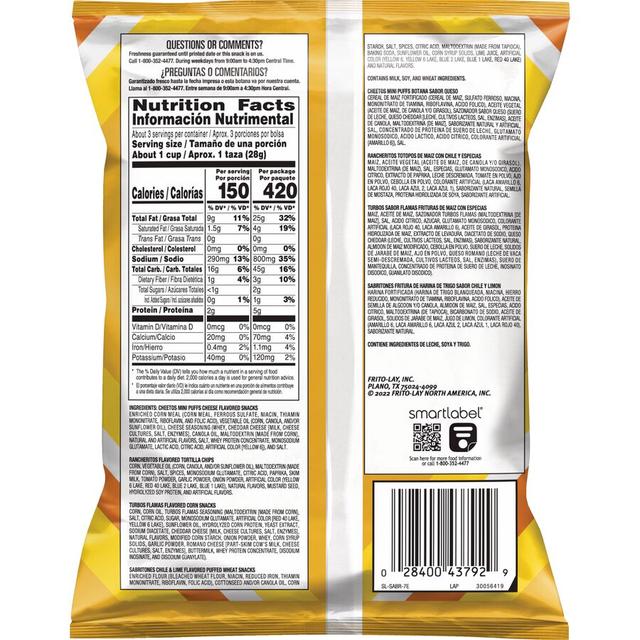 Sabritas® Fiesta Mix Flavored Snack Mix Shop Now at