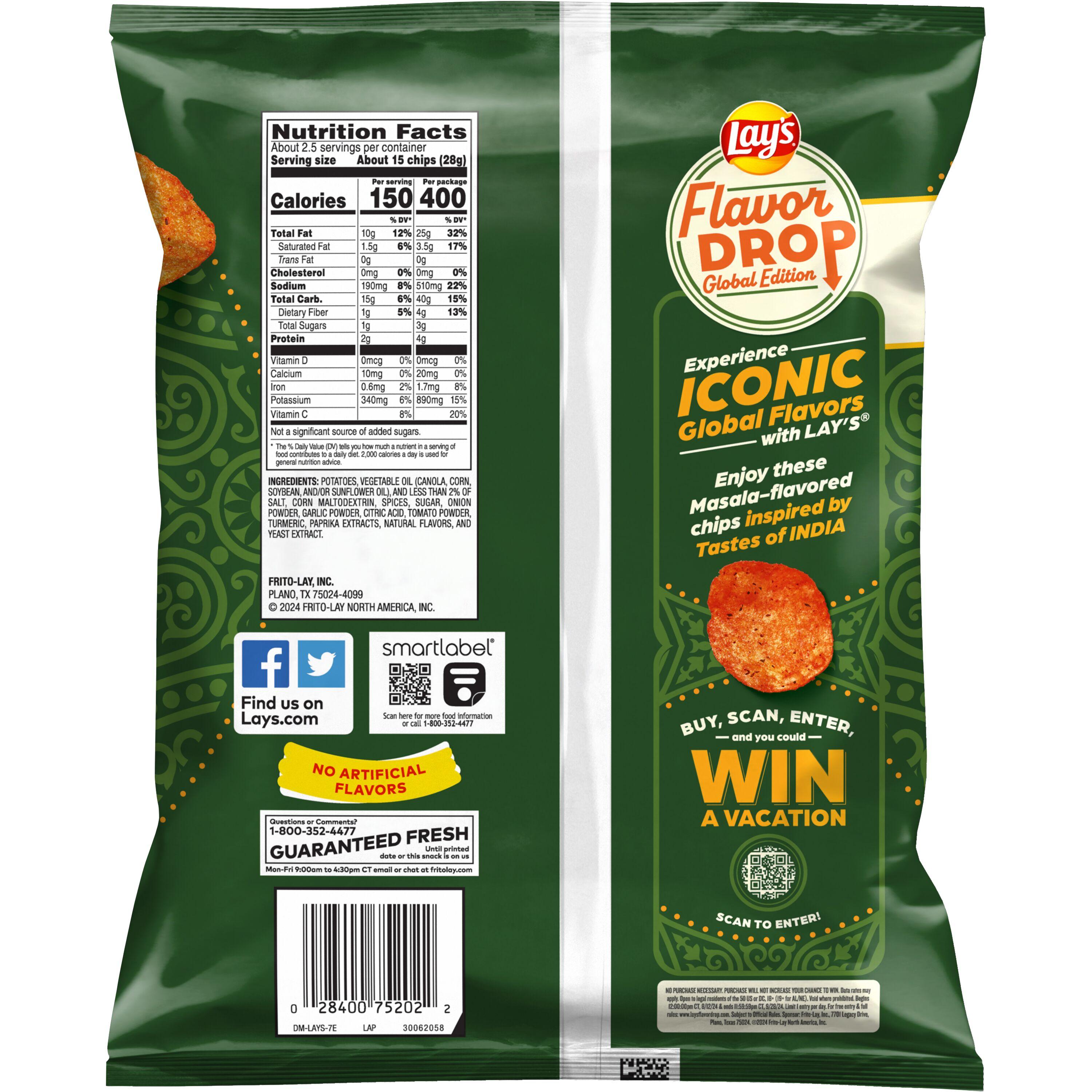 Lay’s® Masala Flavored Potato Chips