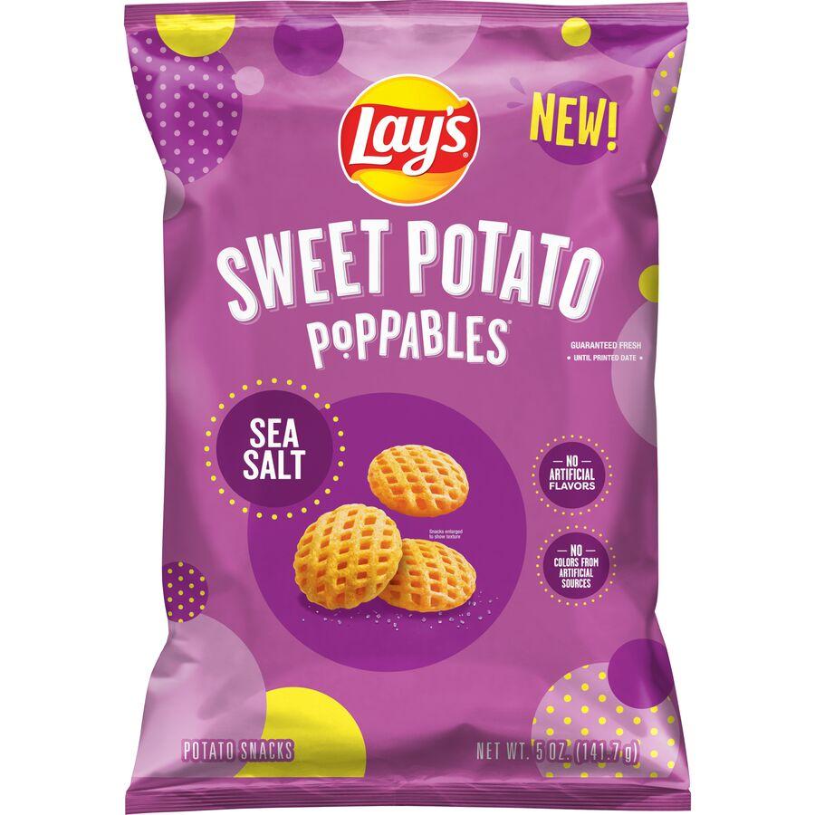 Lay's® Poppables® Sea Salt Flavored Sweet Potato Snacks