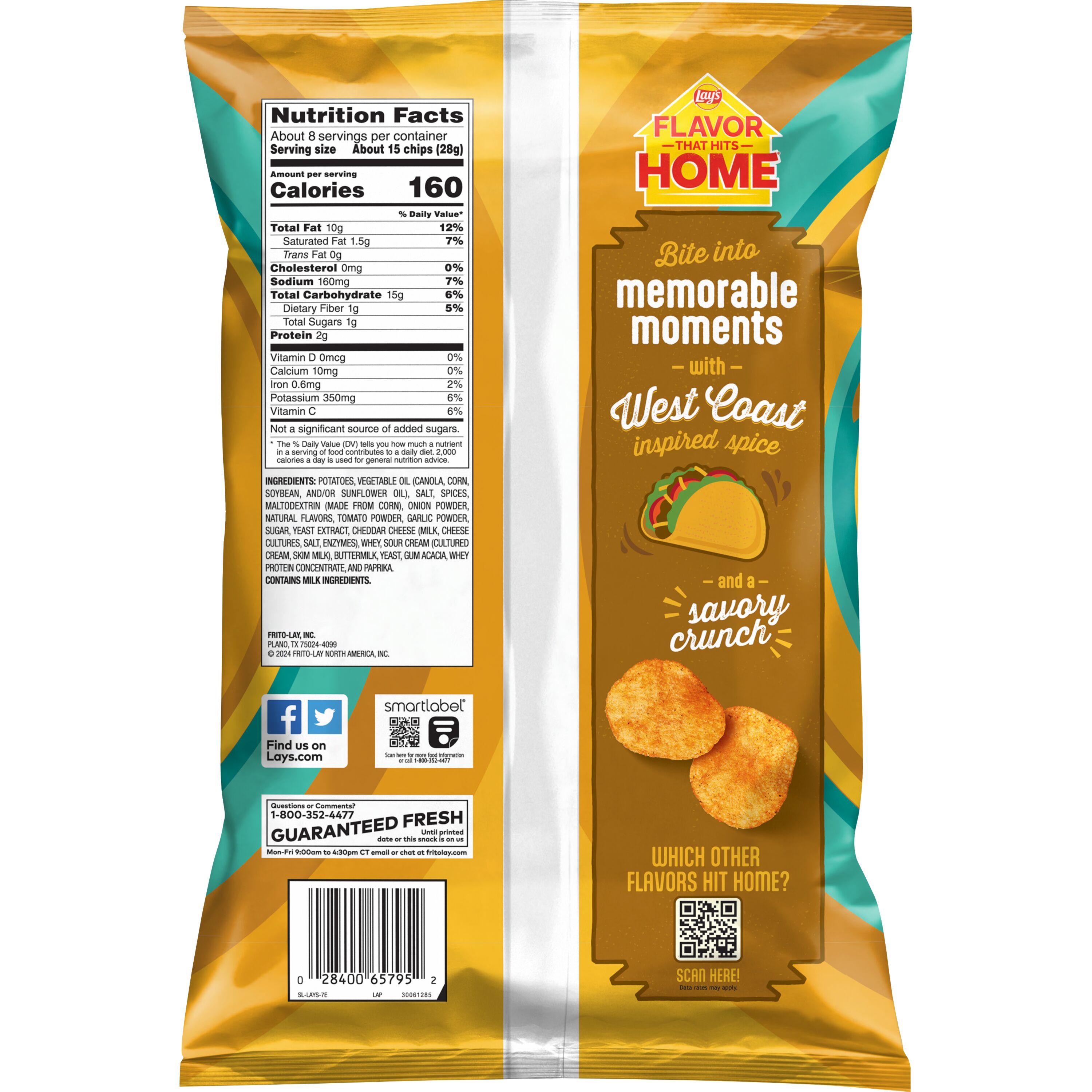 Lay's® Crispy Taco Flavored Potato Chips