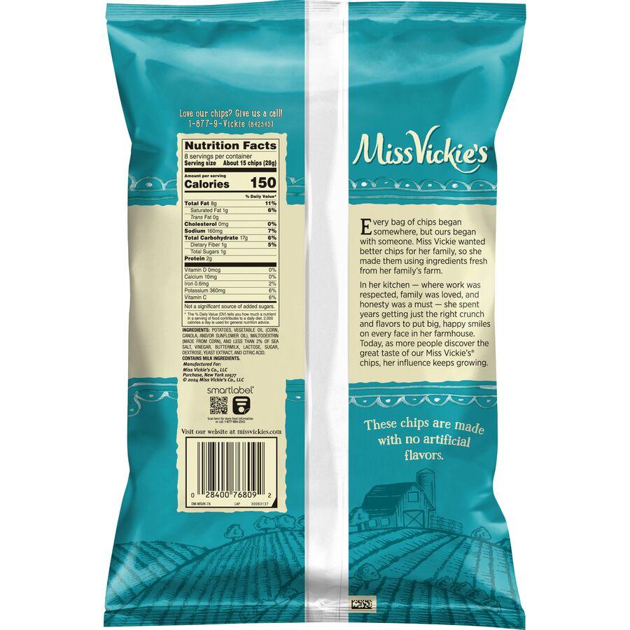 Miss Vickie's® Sea Salt & Vinegar Flavored Potato Chips