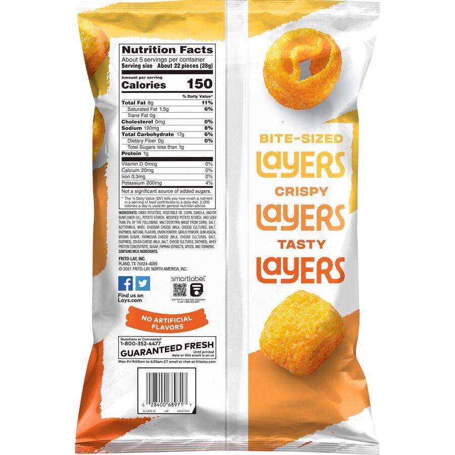 Lay's® Layers Three Cheese Flavored Potato Snacks
