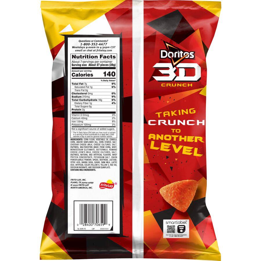 Doritos® 3D® Crunch Nacho Cheese Flavored Tortilla Chips
