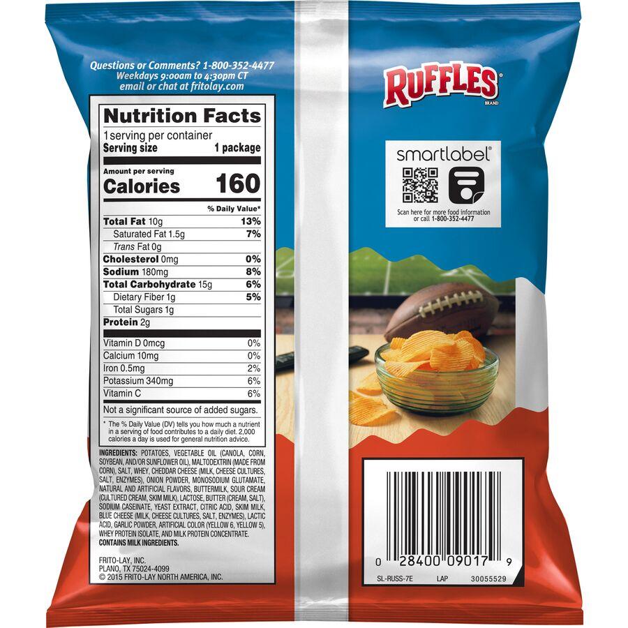 Ruffles® Cheddar & Sour Cream Flavored Potato Chips