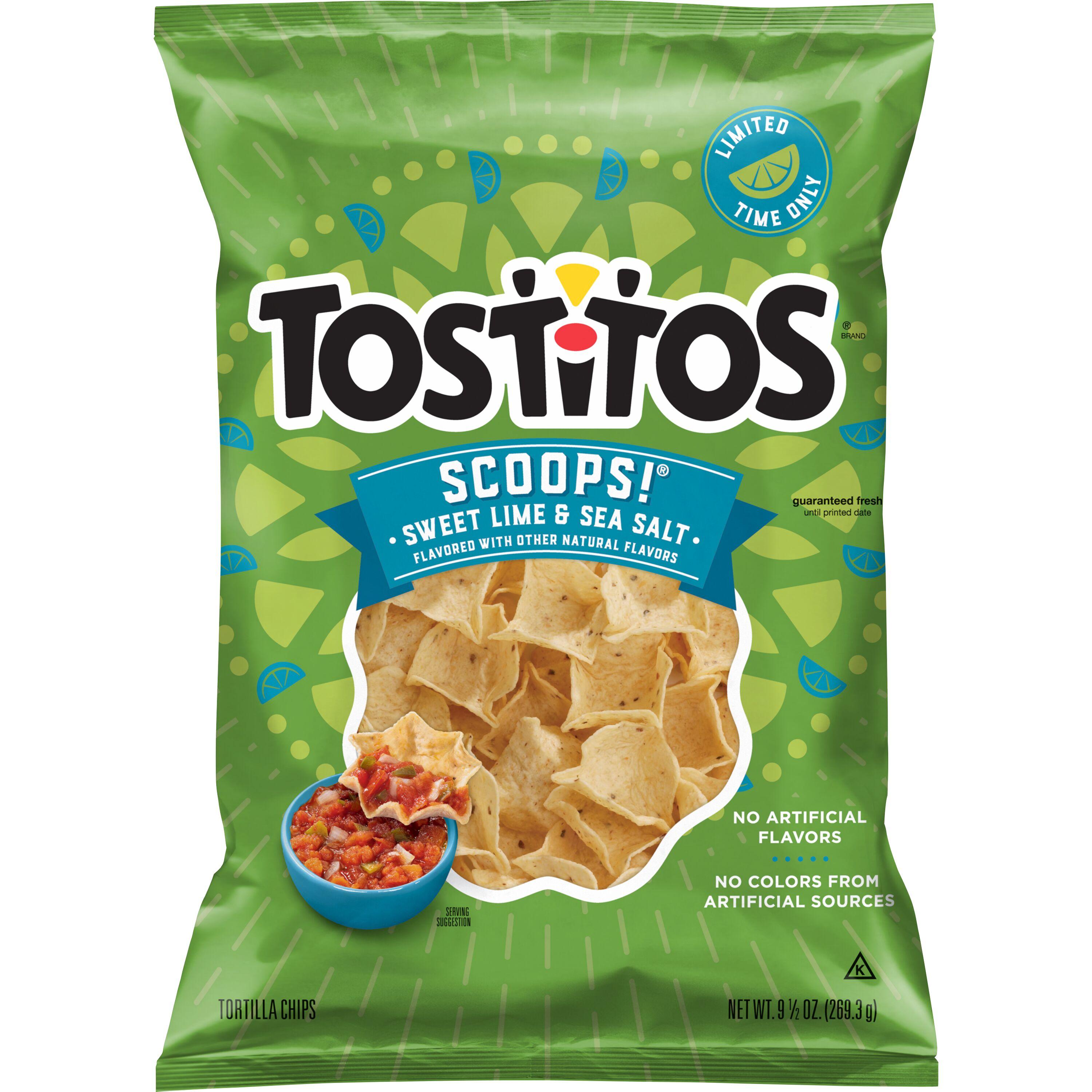 Tostitos® SCOOPS!® Sweet Lime & Sea Salt Tortilla Chips