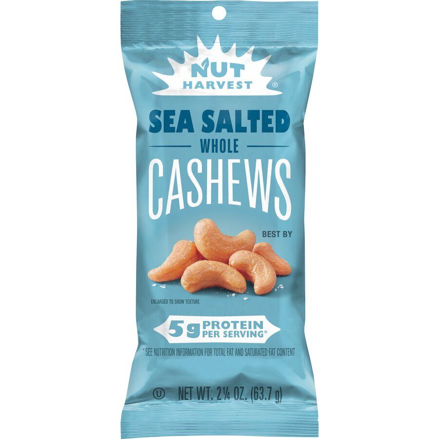 Nut Harvest® Sea Salted Whole Cashews, 8 Count