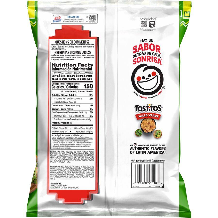 Tostitos® Salsa Verde Flavored Tortilla Chips