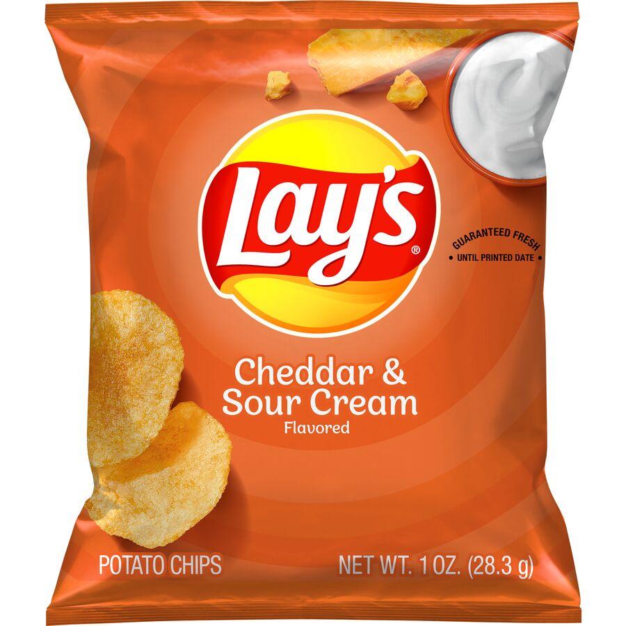 Lay's® Cheddar & Sour Cream Flavored Potato Chips
