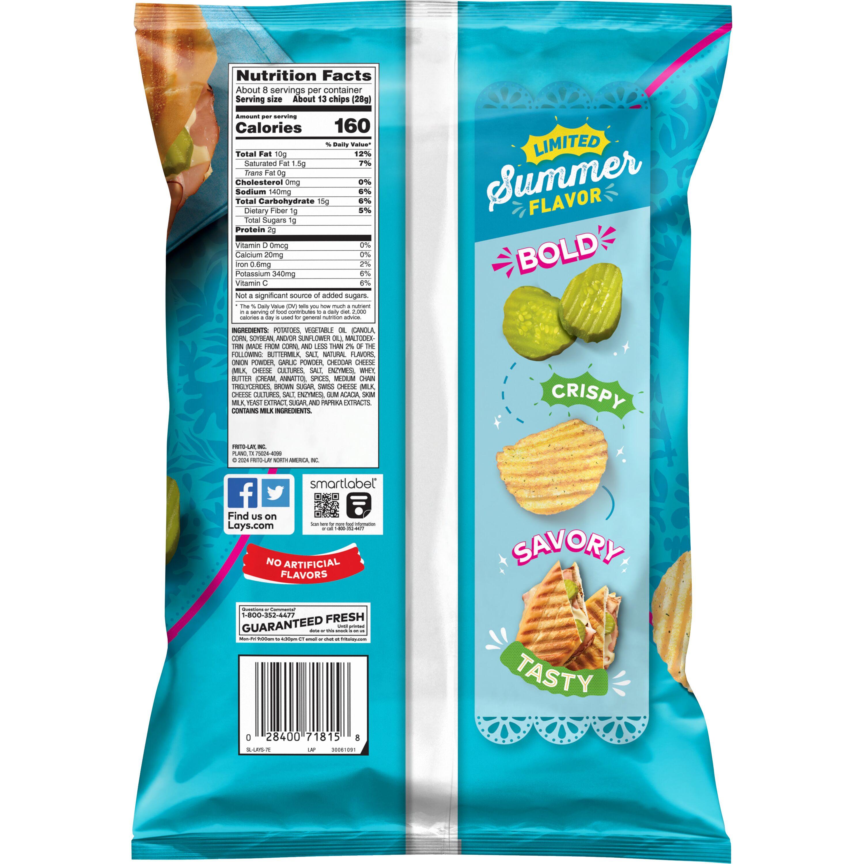 Lay's® Wavy Cuban Sandwich Flavored Potato Chips