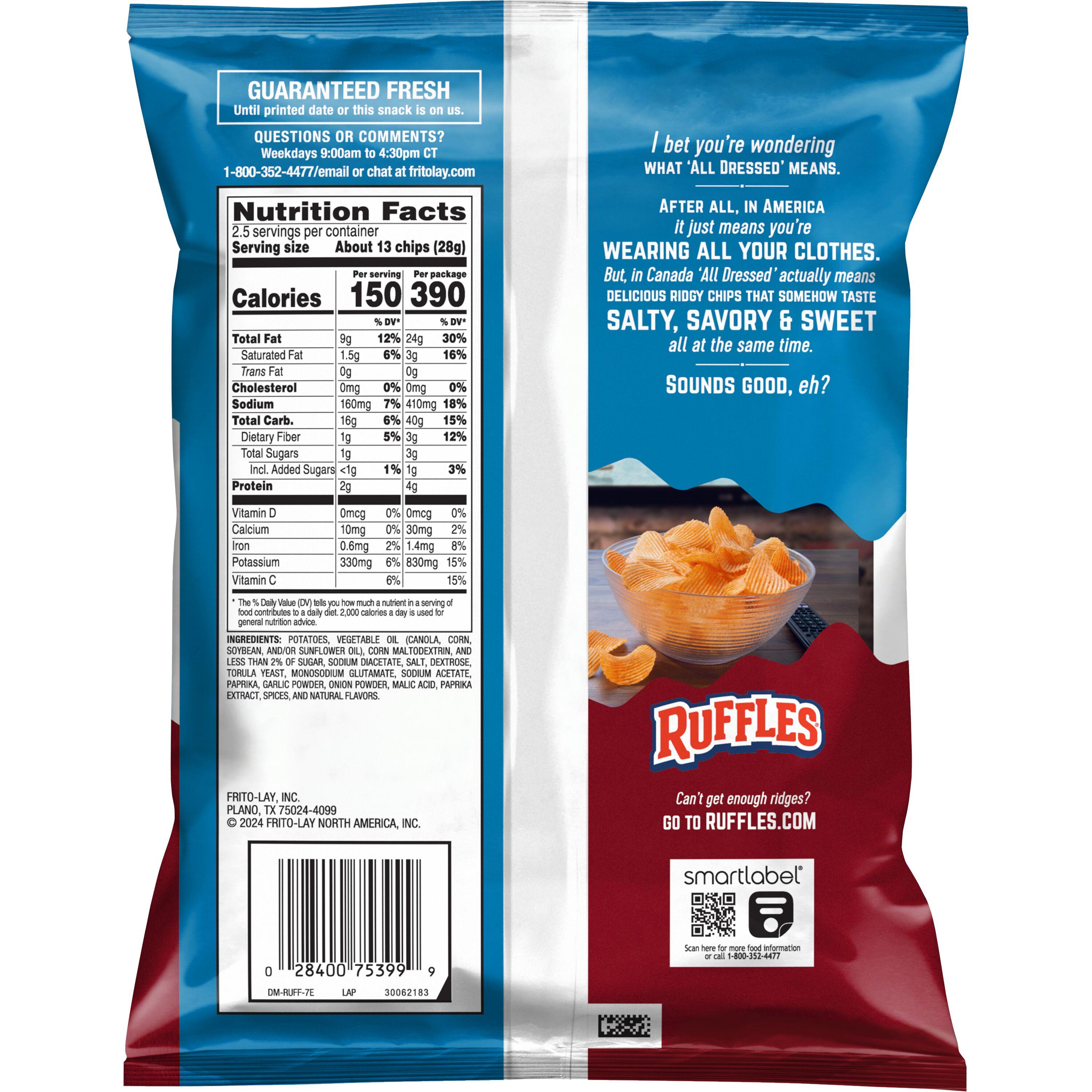 Ruffles® All Dressed Potato Chips