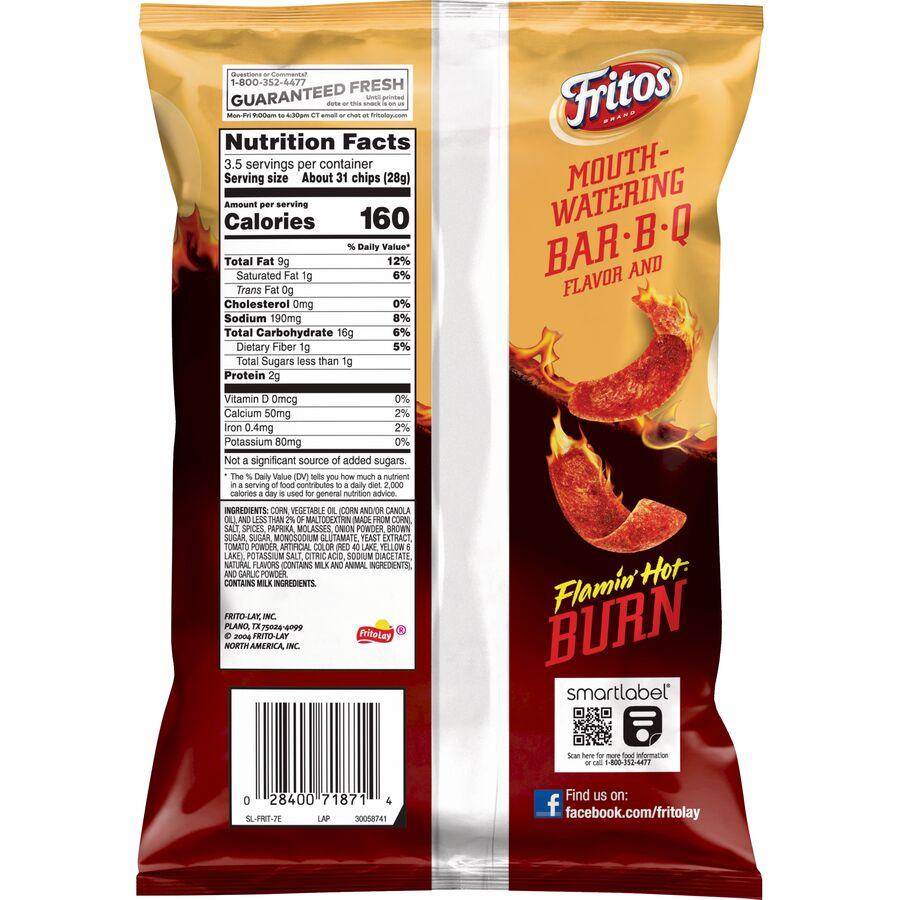 Fritos® Flamin' Hot® BBQ Flavored Corn Chips