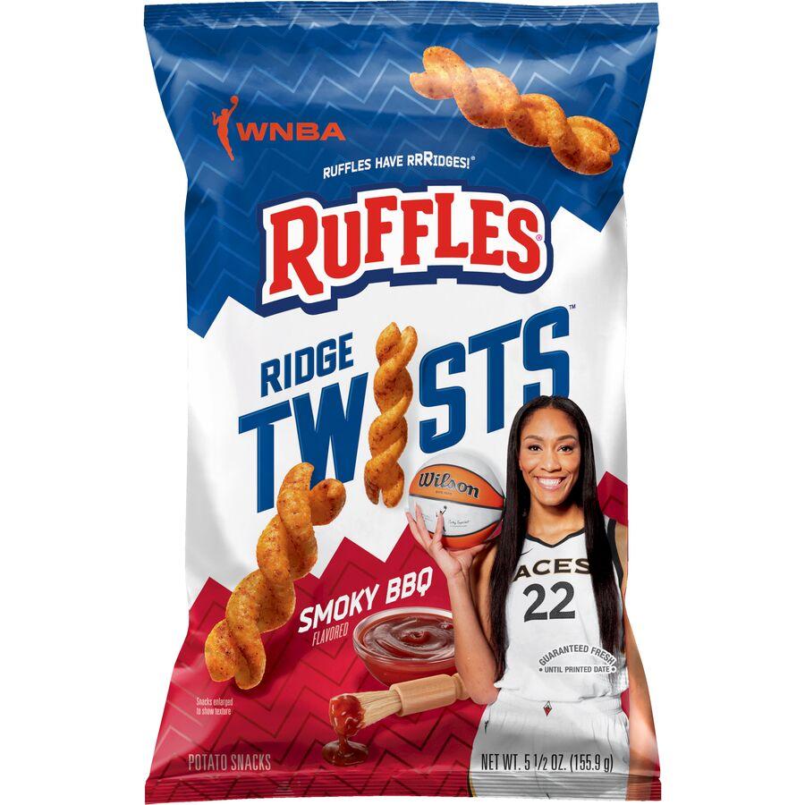 Ruffles® Ridge Twists® Smoky BBQ Flavored Potato Snacks