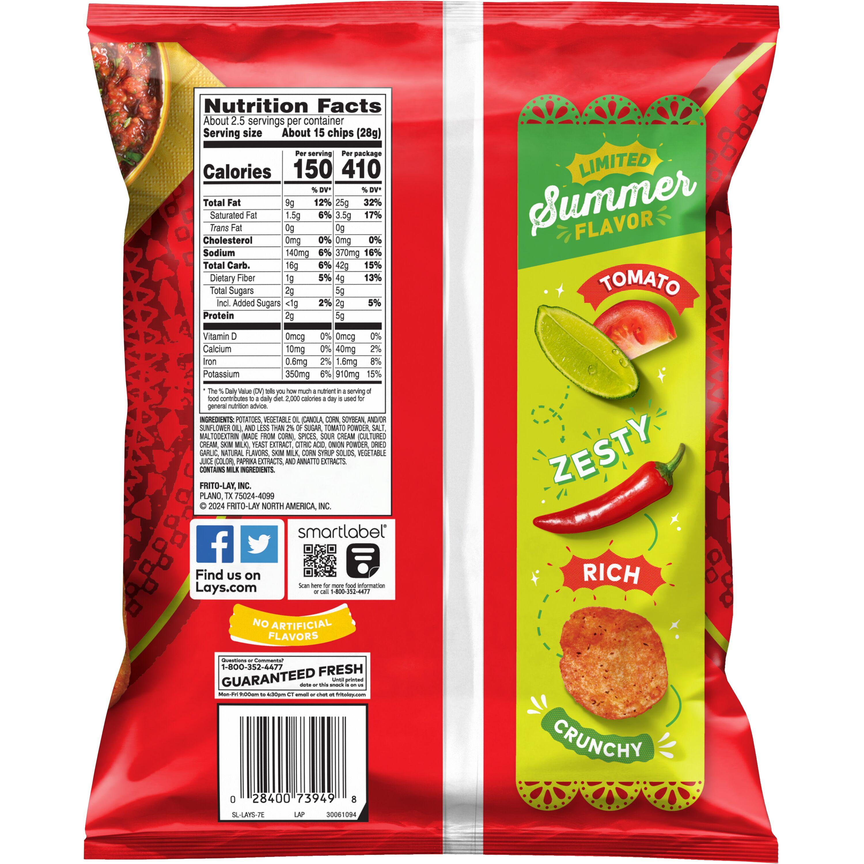 Lay's® Salsa Fresca Flavored Potato Chips
