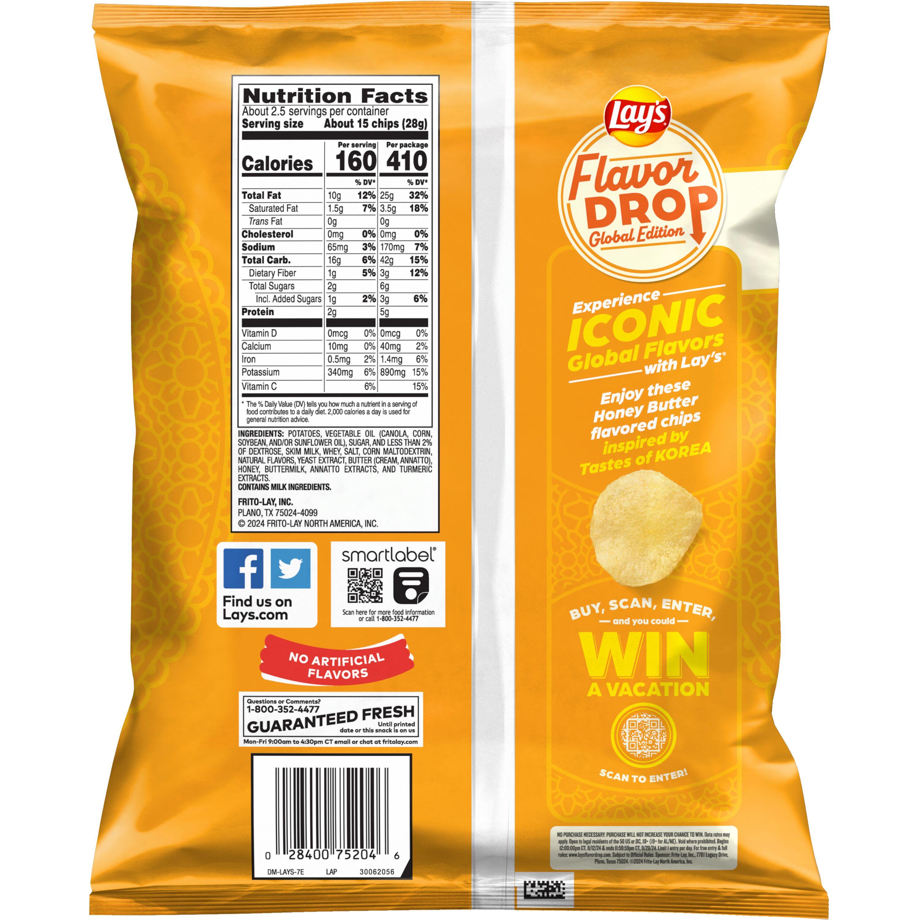 Lay’s® Honey Butter Flavored Potato Chips