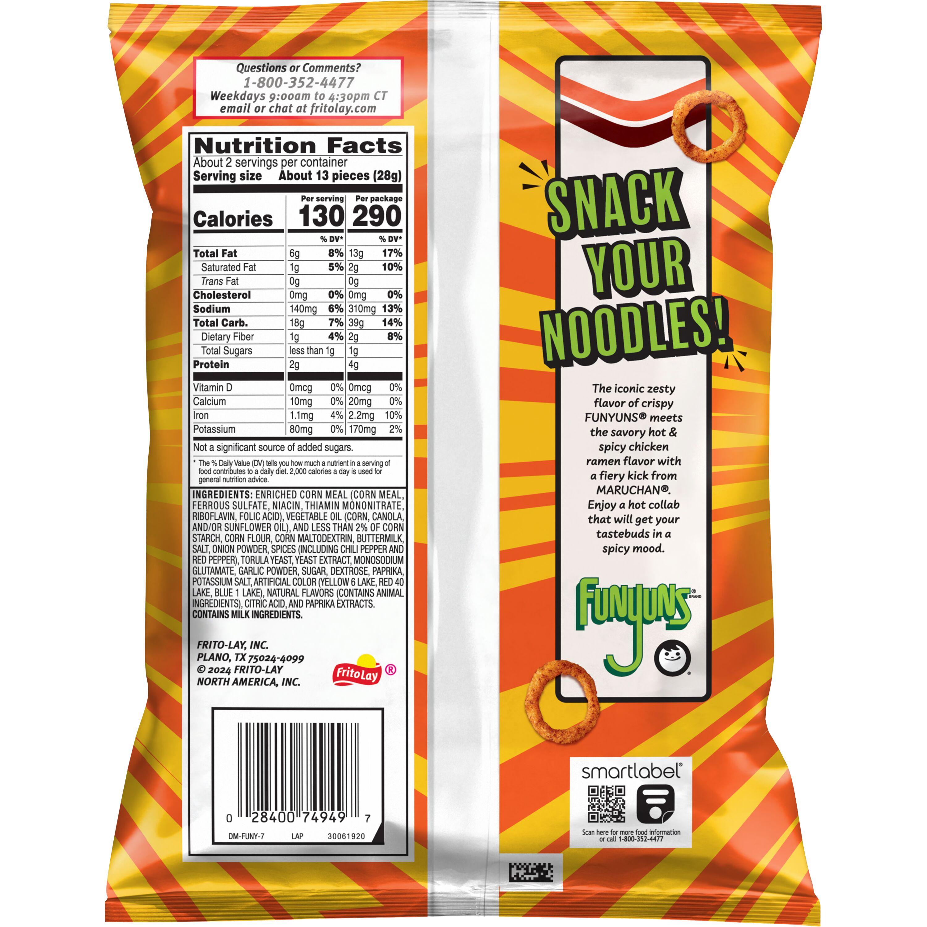 Funyuns® Maruchan Hot & Spicy Chicken Ramen Flavored Onion Rings