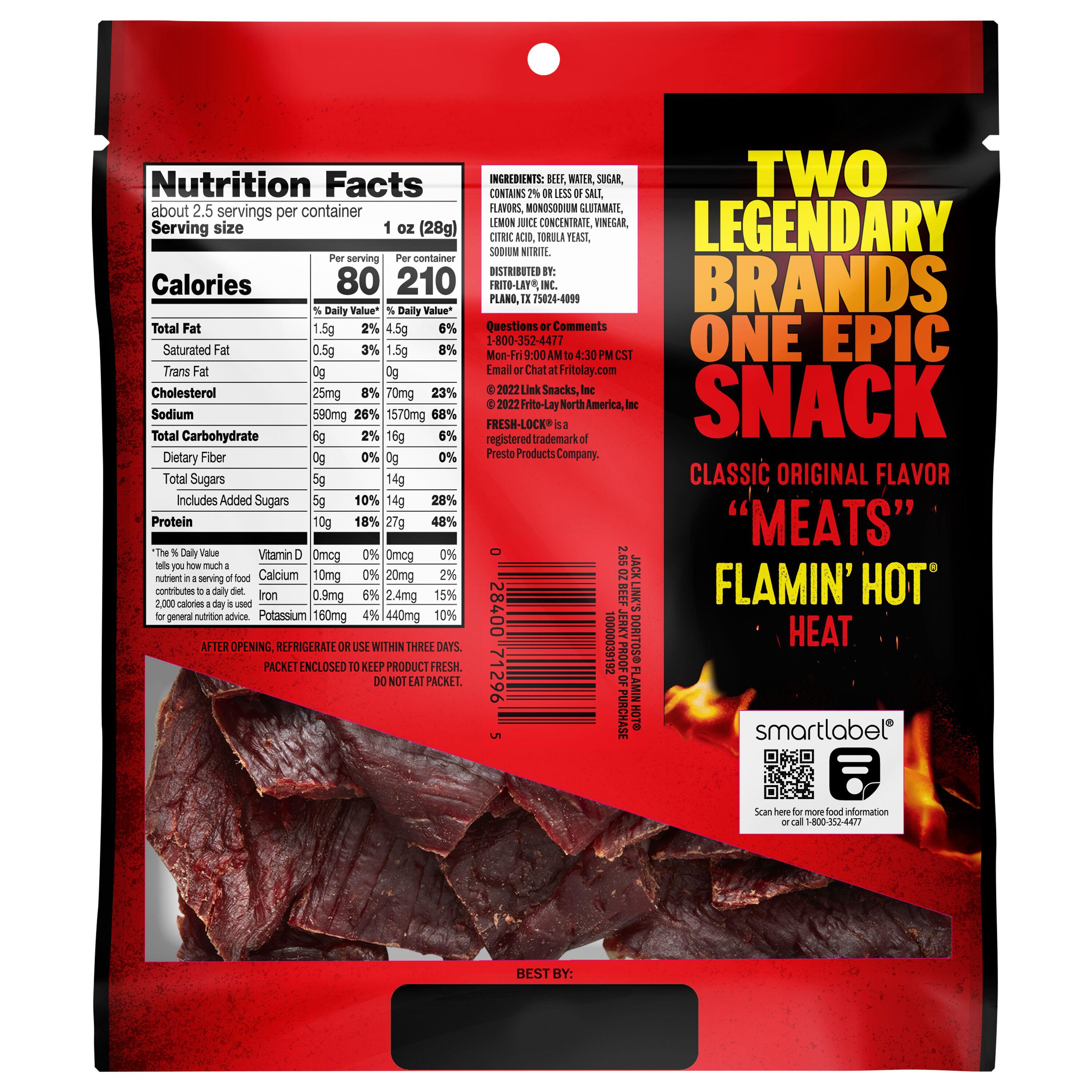 Jack Link's® Flamin Hot® Original Strip Beef Jerky
