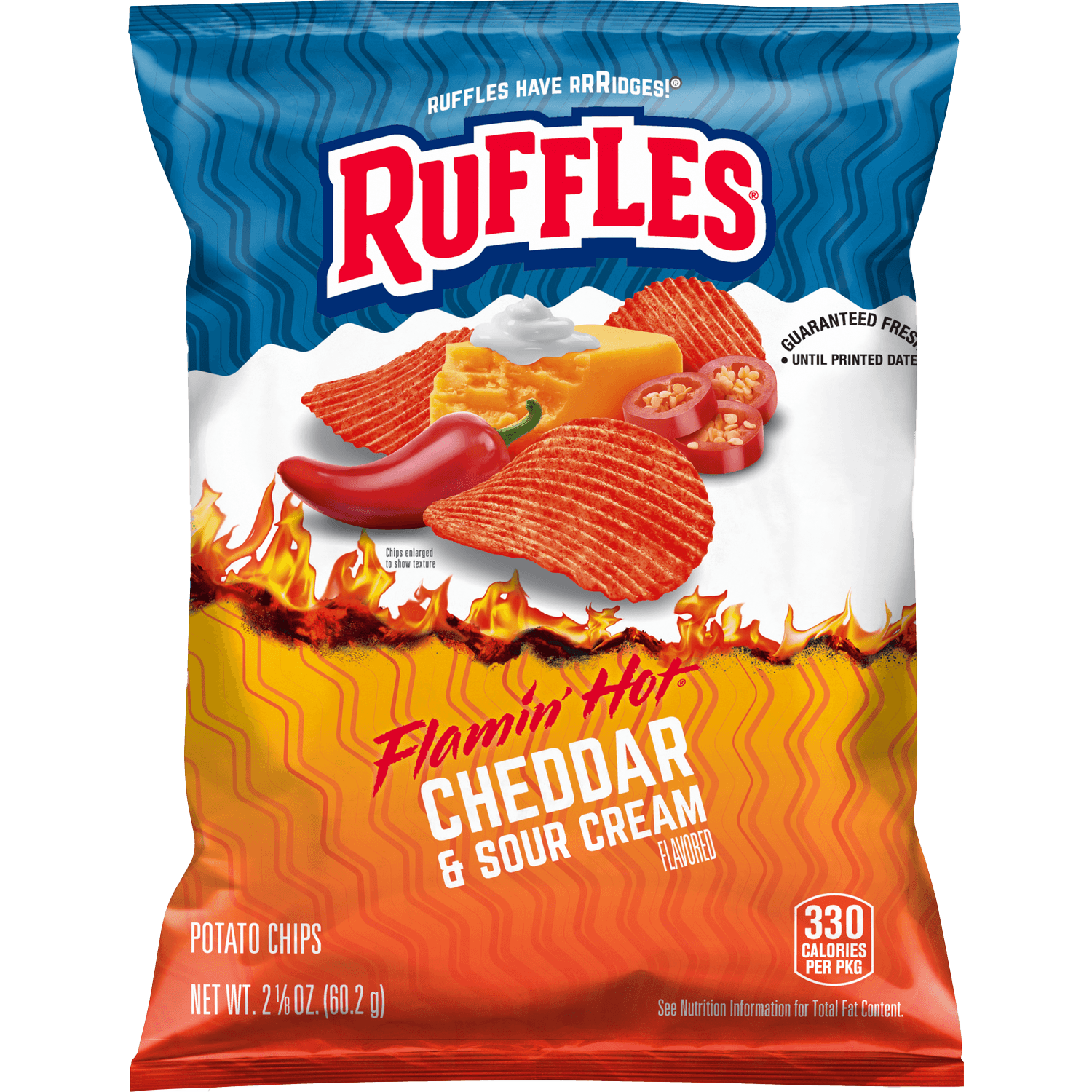 Ruffles® Flamin' Hot® Cheddar & Sour Cream Flavored Potato Chips