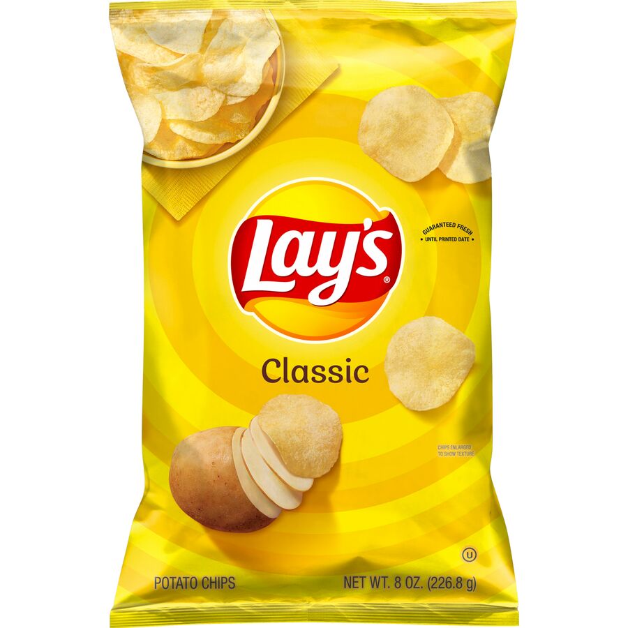 Lay's® Classic Potato Chips 000000000300032801_EA