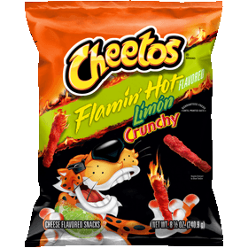 Cheetos® Crunchy Flamin' Hot® Limon Cheese Flavored Snacks Cheetos® Crunchy Flamin' Hot® Limon Cheese Flavored Snacks